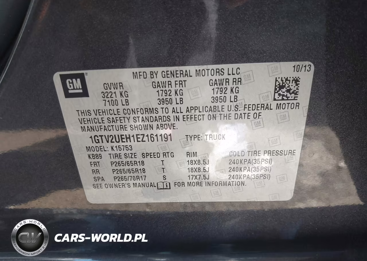 2014 GMC Sierra 1500 Sle VIN:1GTV2UEH1EZ161191 - 9