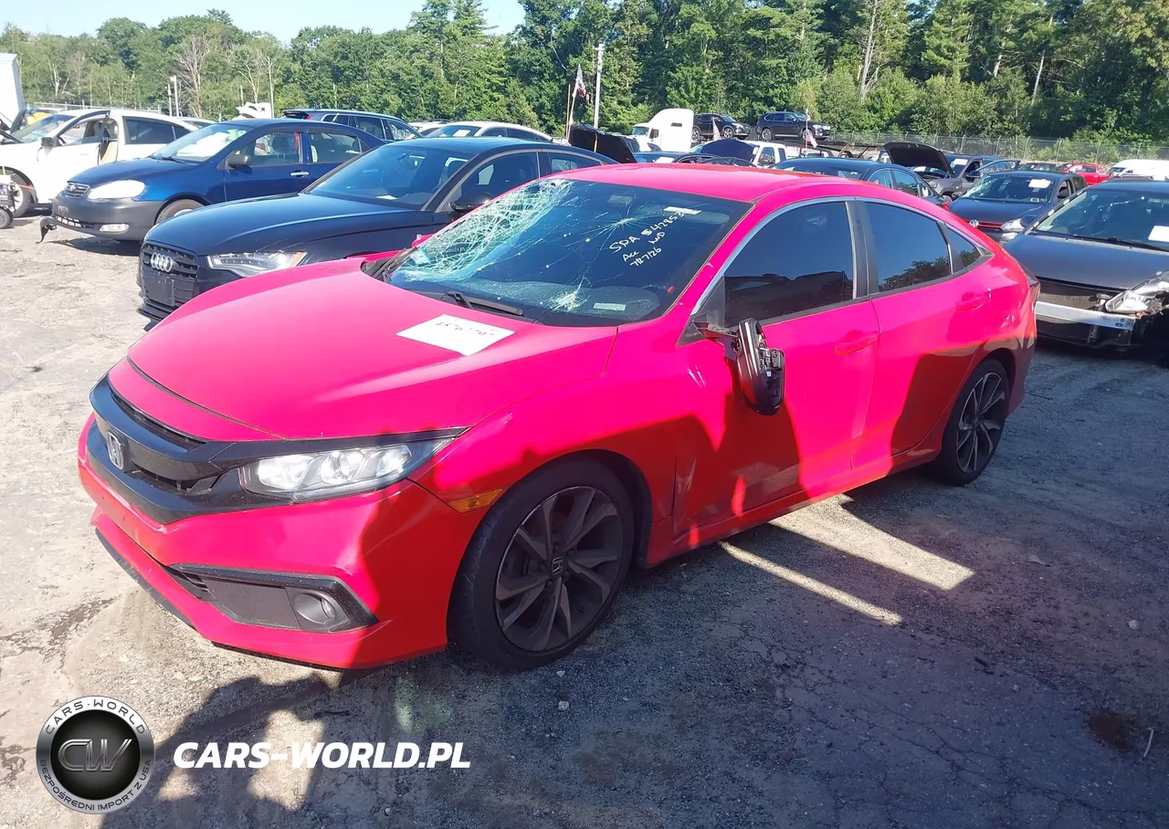 2020 Honda Civic Sport VIN:2HGFC2F8XLH588520 - 2