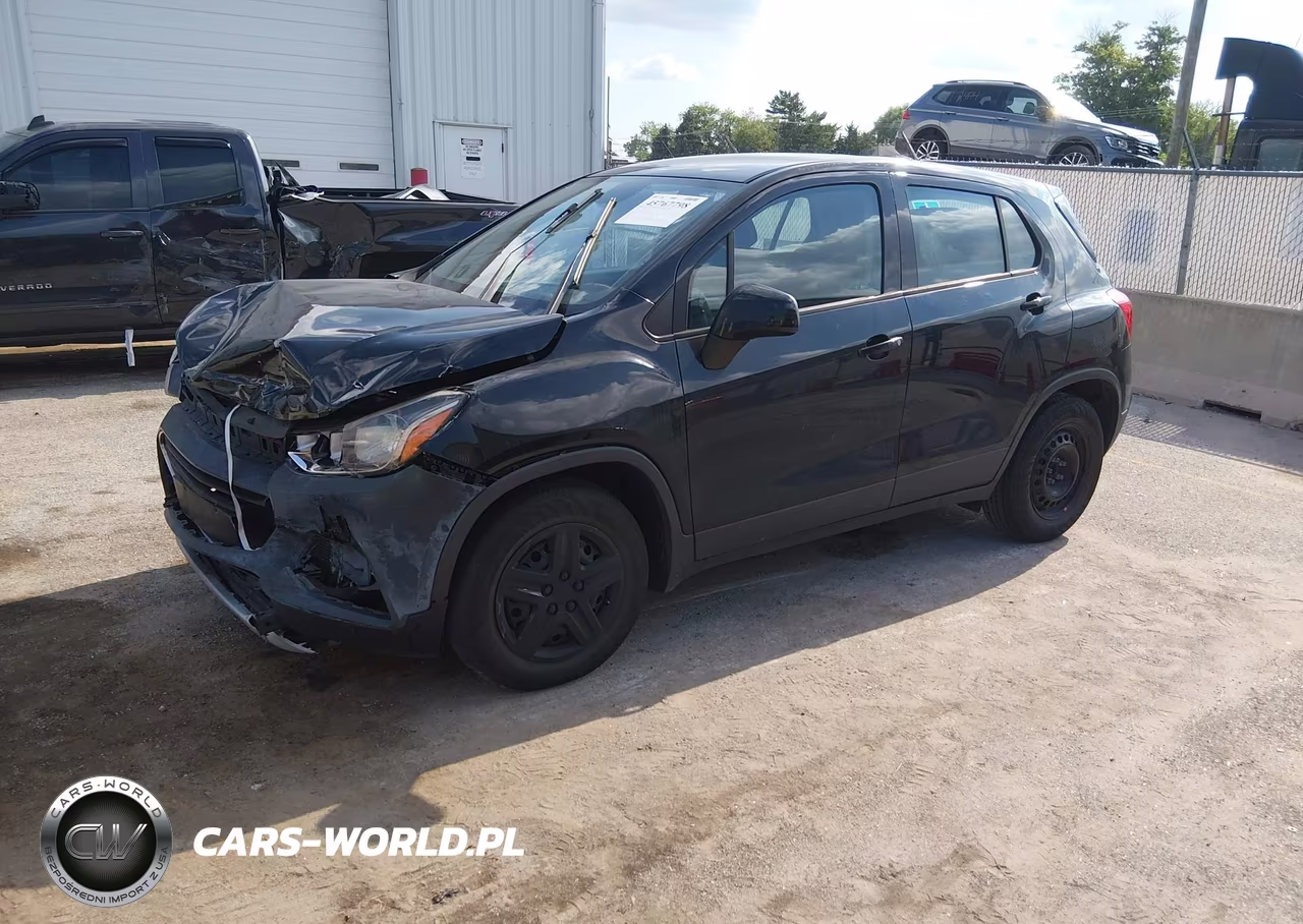 CHEVROLET TRAX LS VIN:3GNCJKSB9HL284562 - 2