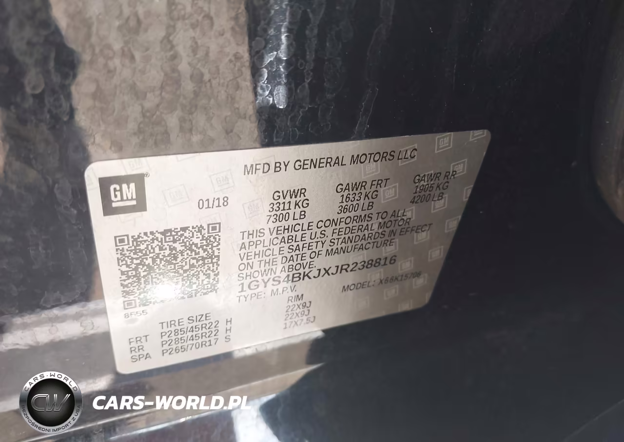 2018 Cadillac Escalade Luxury VIN:1GYS4BKJXJR238816 - 9