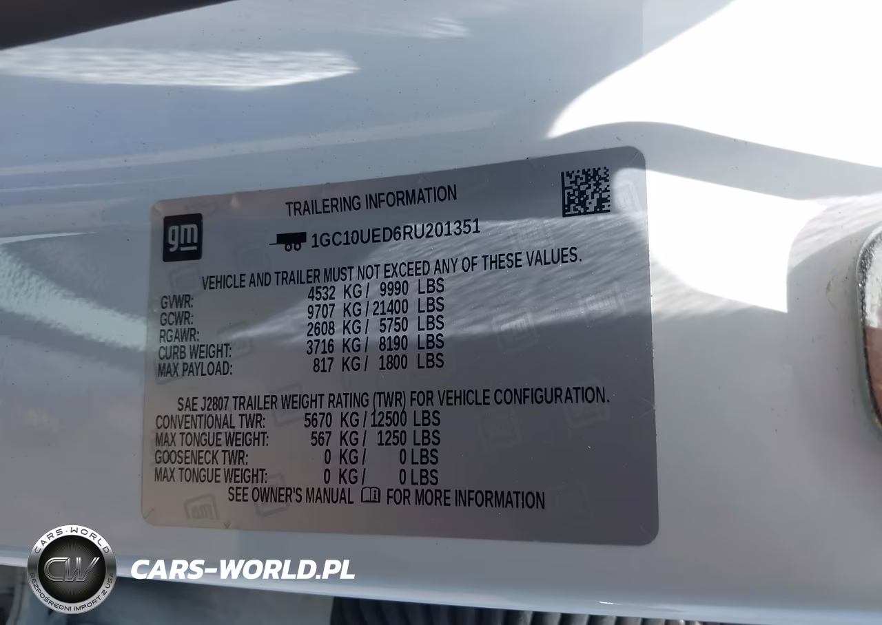 2024 Chevrolet Silverado Ev Work Truck VIN:1GC10UED6RU201351 - 9