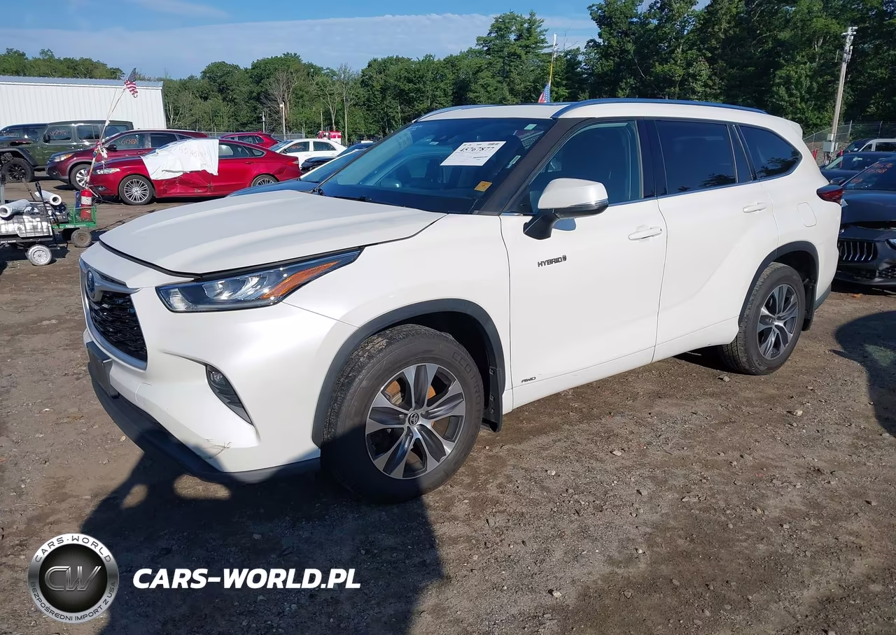 2020 Toyota Highlander Hybrid Xle VIN:5TDGBRCH4LS500310 - 2