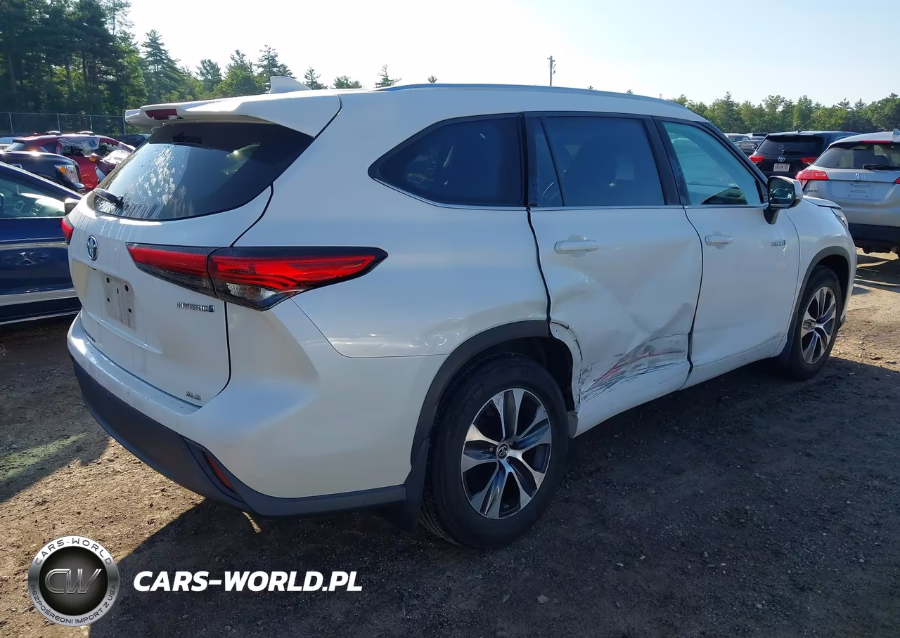 2020 Toyota Highlander Hybrid Xle VIN:5TDGBRCH4LS500310 - 4