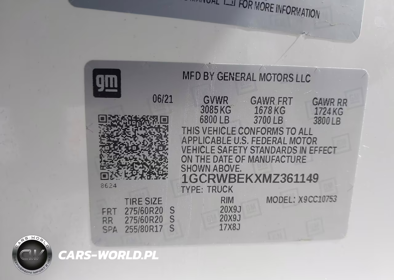 2021 Chevrolet Silverado 1500 2Wd Standard Bed Custom VIN:1GCRWBEKXMZ361149 - 9