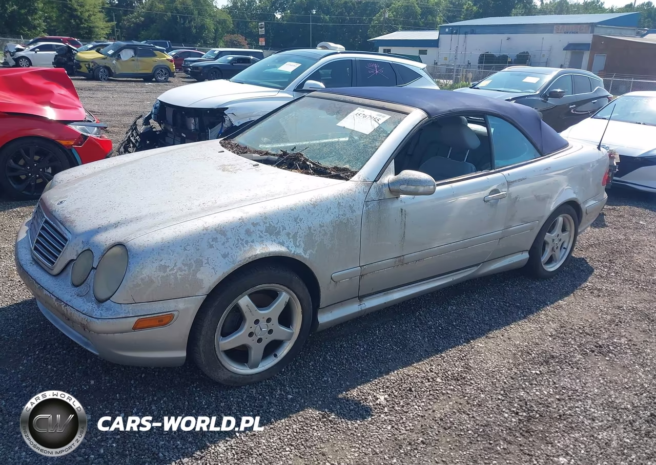 2002 Mercedes-Benz Clk 430 VIN:WDBLK70G42T103371 - 2