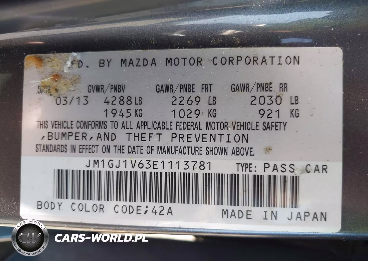 2014 Mazda Mazda6 I Touring VIN:JM1GJ1V63E1113781 - 9