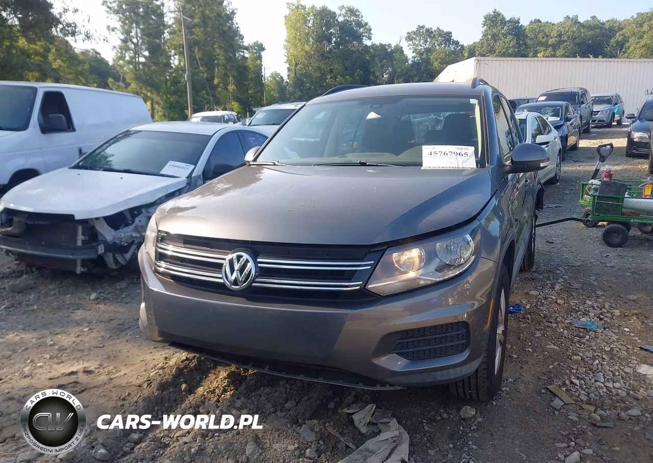 2016 Volkswagen Tiguan S VIN:WVGAV7AX5GW521485 - 2