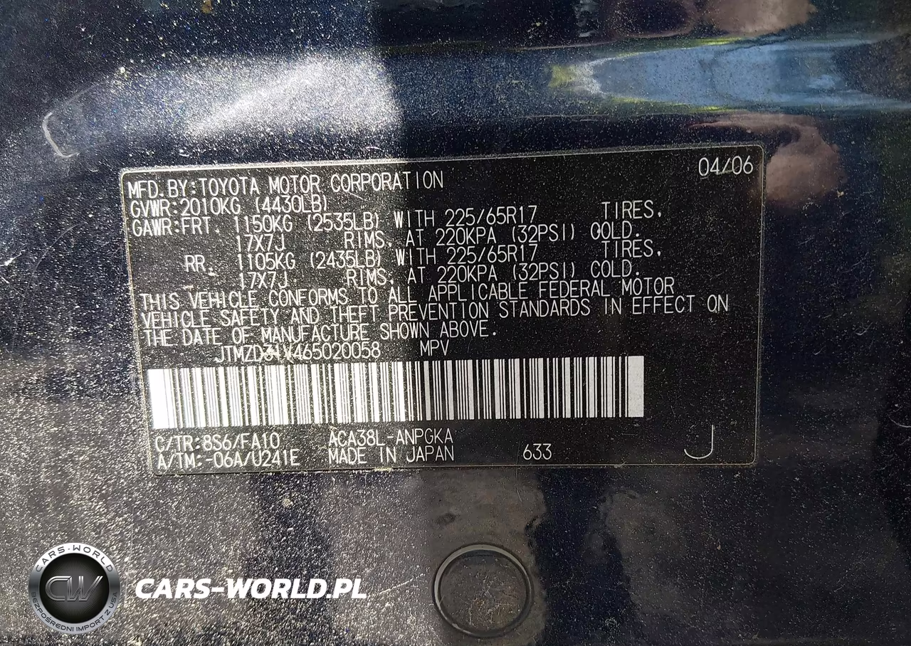 2006 Toyota Rav4 Limited VIN:JTMZD31V465020058 - 9