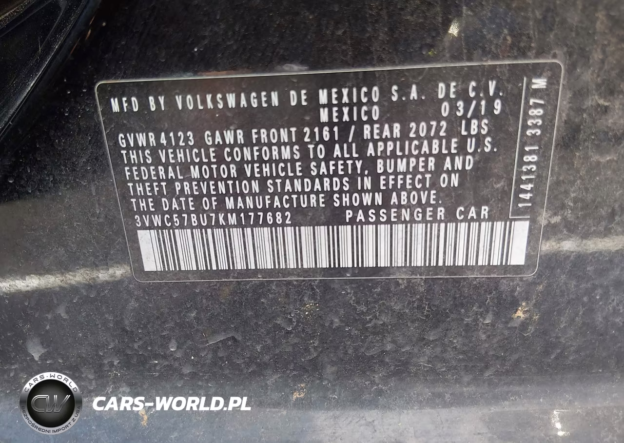 2019 Volkswagen Jetta 1.4T R-Line-1.4T S-1.4T Se VIN:3VWC57BU7KM177682 - 9