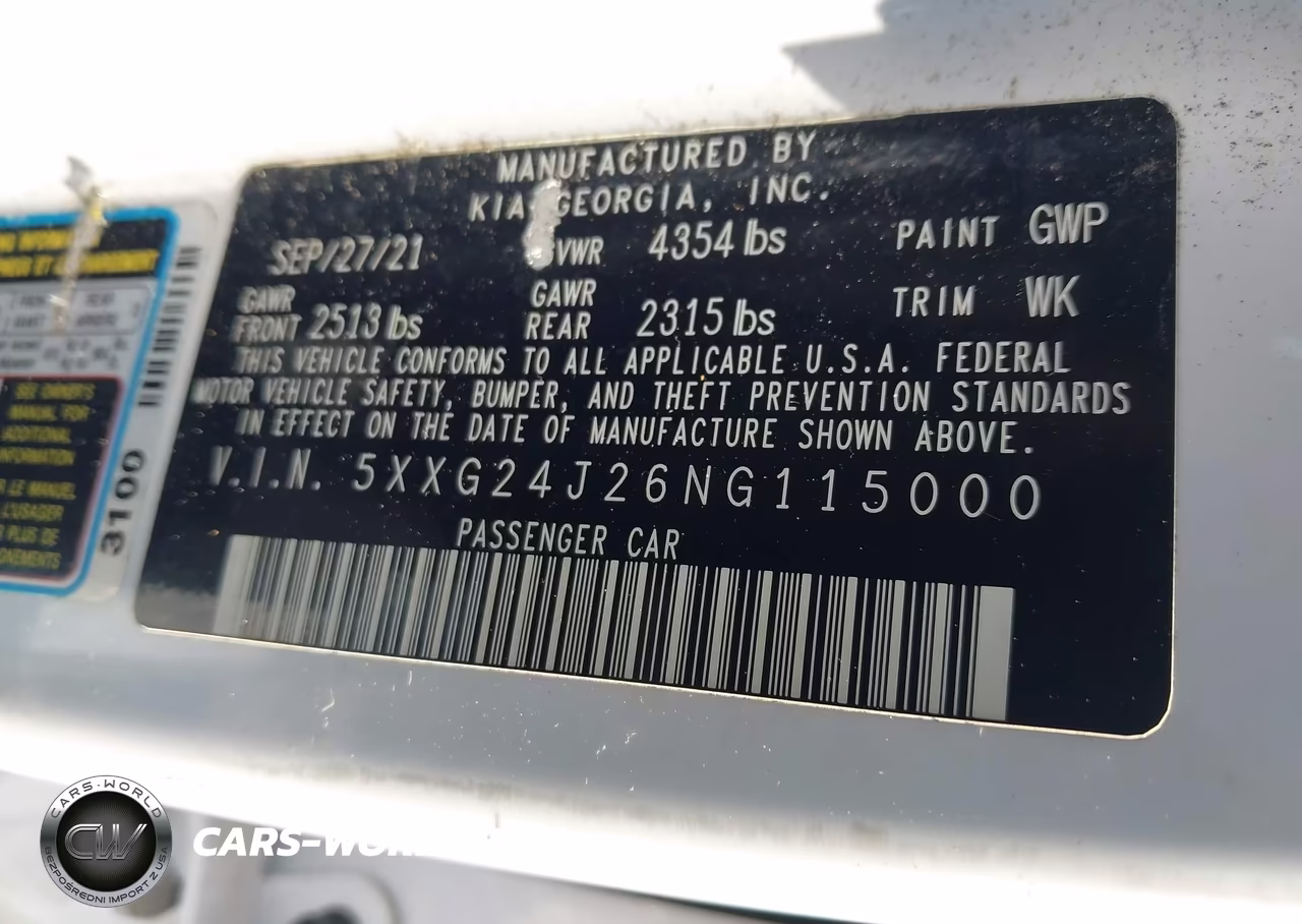 2022 Kia K5 Lx VIN:5XXG24J26NG115000 - 9