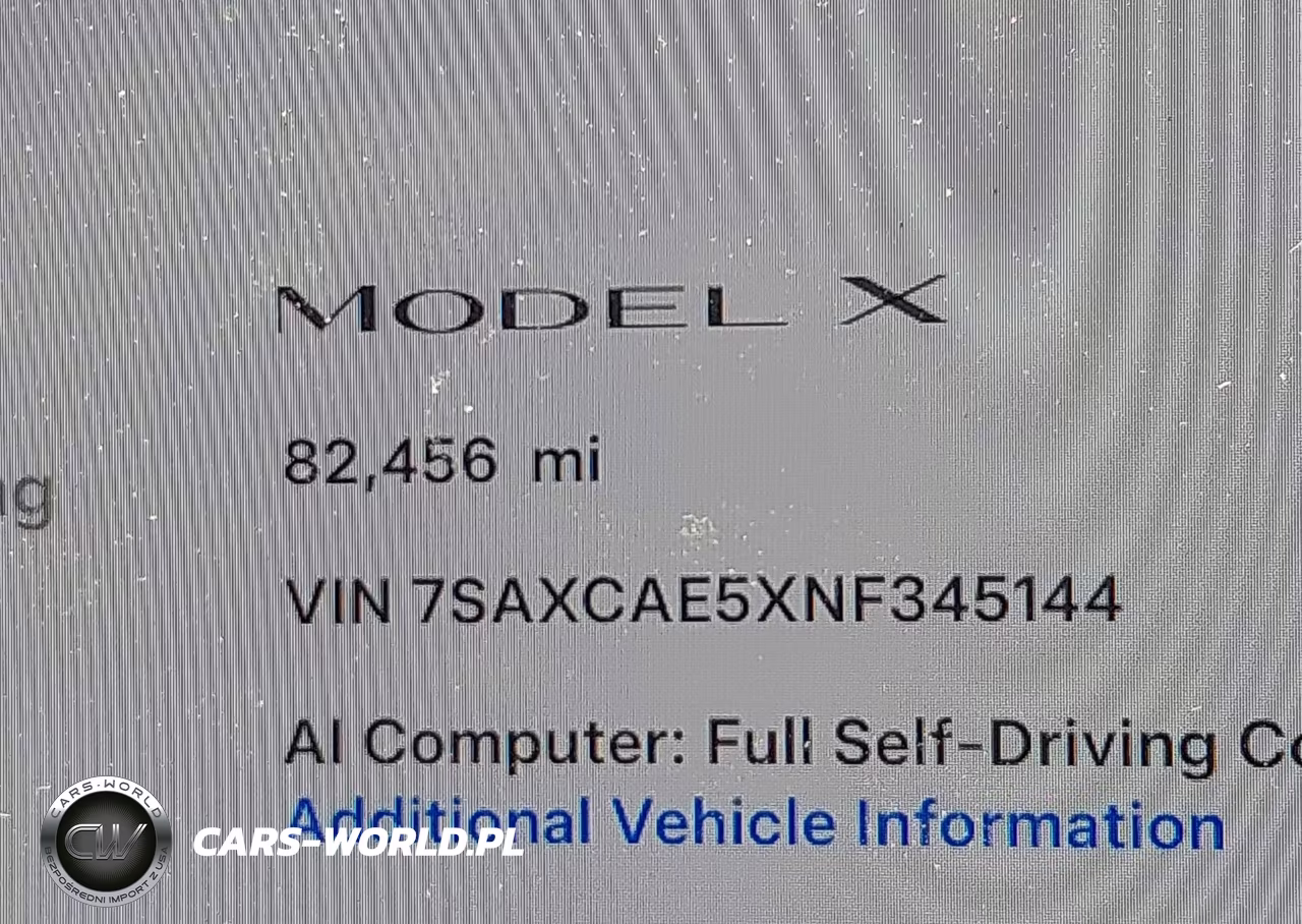 2022 Tesla Model X Dual Motor All-Wheel Drive VIN:7SAXCAE5XNF345144 - 15