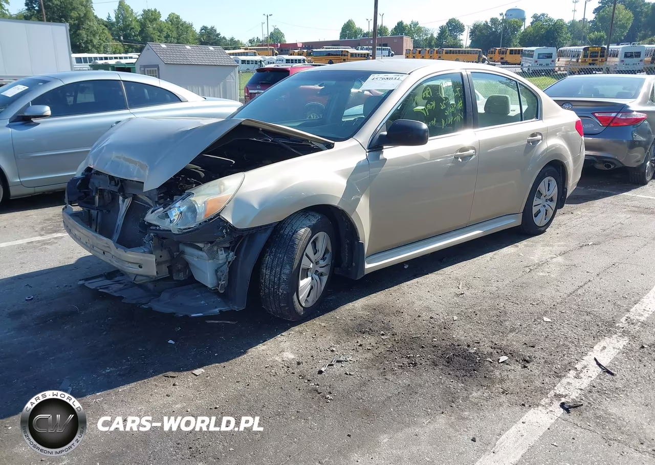 2010 Subaru Legacy 2.5I VIN:4S3BMCA62A3229619 - 2