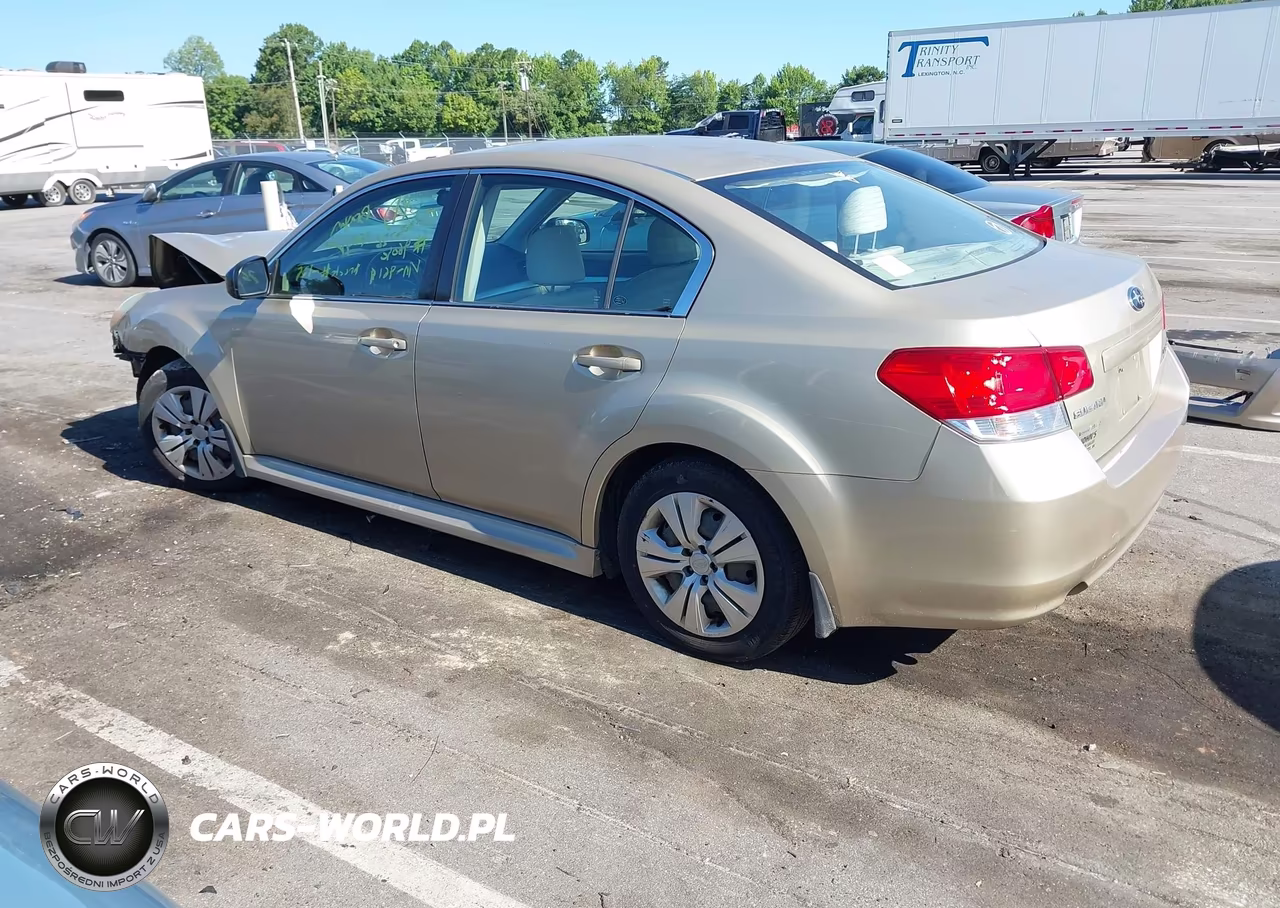2010 Subaru Legacy 2.5I VIN:4S3BMCA62A3229619 - 3