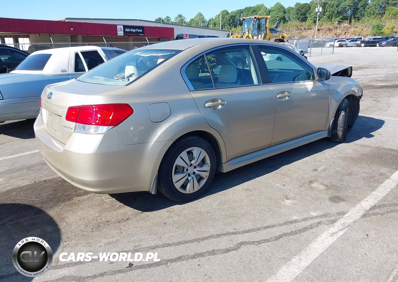 2010 Subaru Legacy 2.5I VIN:4S3BMCA62A3229619 - 4