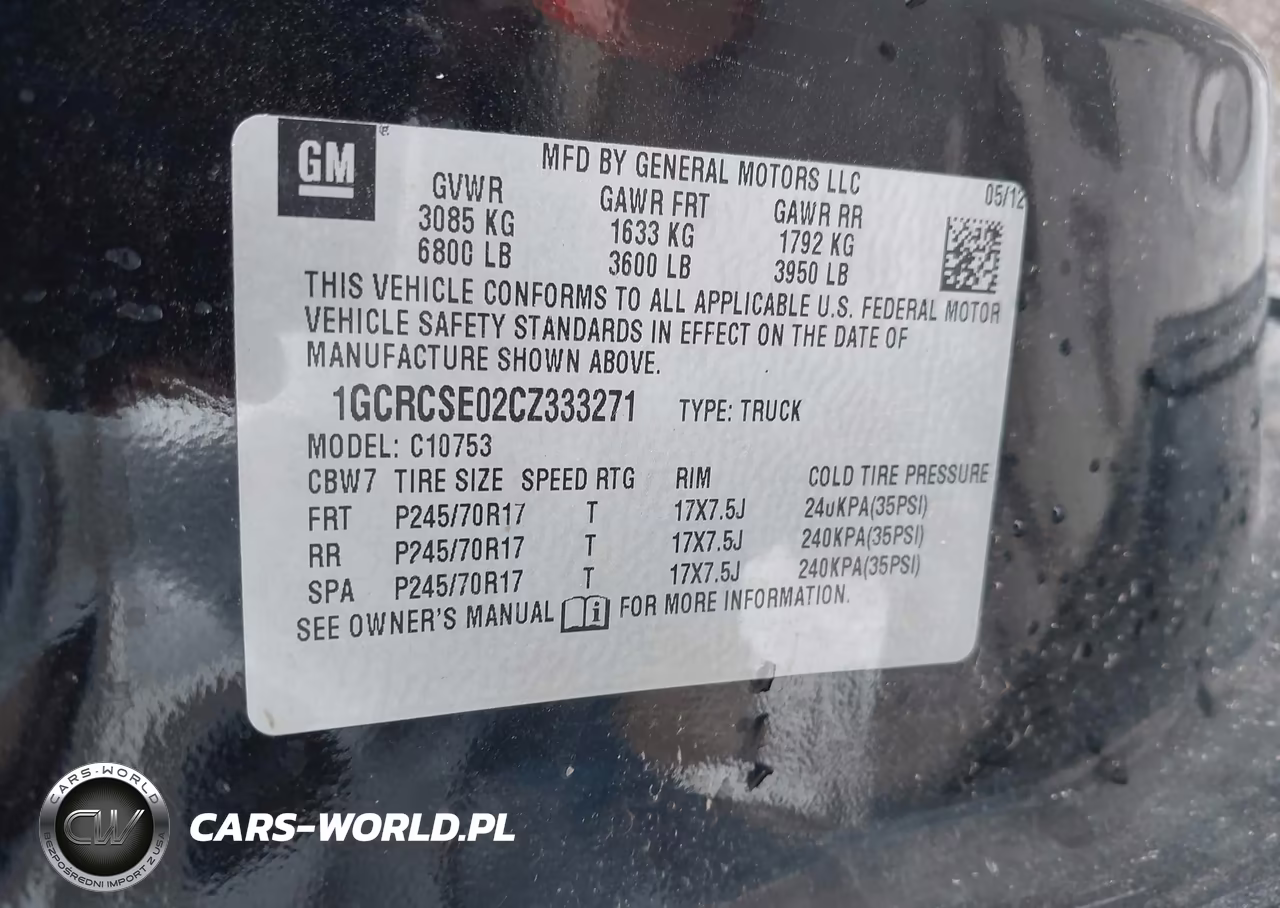 2012 Chevrolet Silverado 1500 Lt VIN:1GCRCSE02CZ333271 - 9