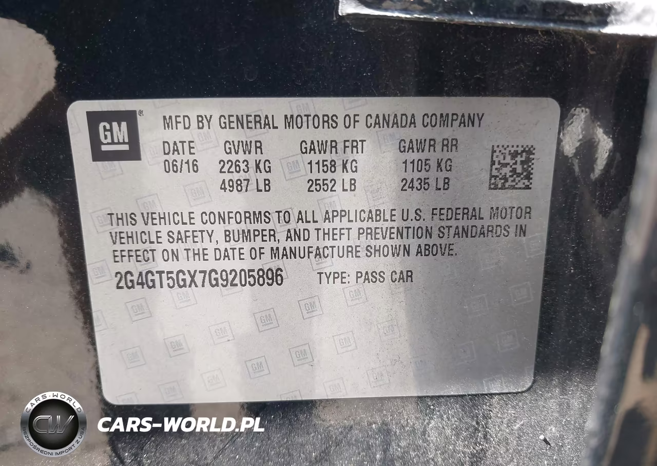 2016 Buick Regal Turbo Premium Ii VIN:2G4GT5GX7G9205896 - 9