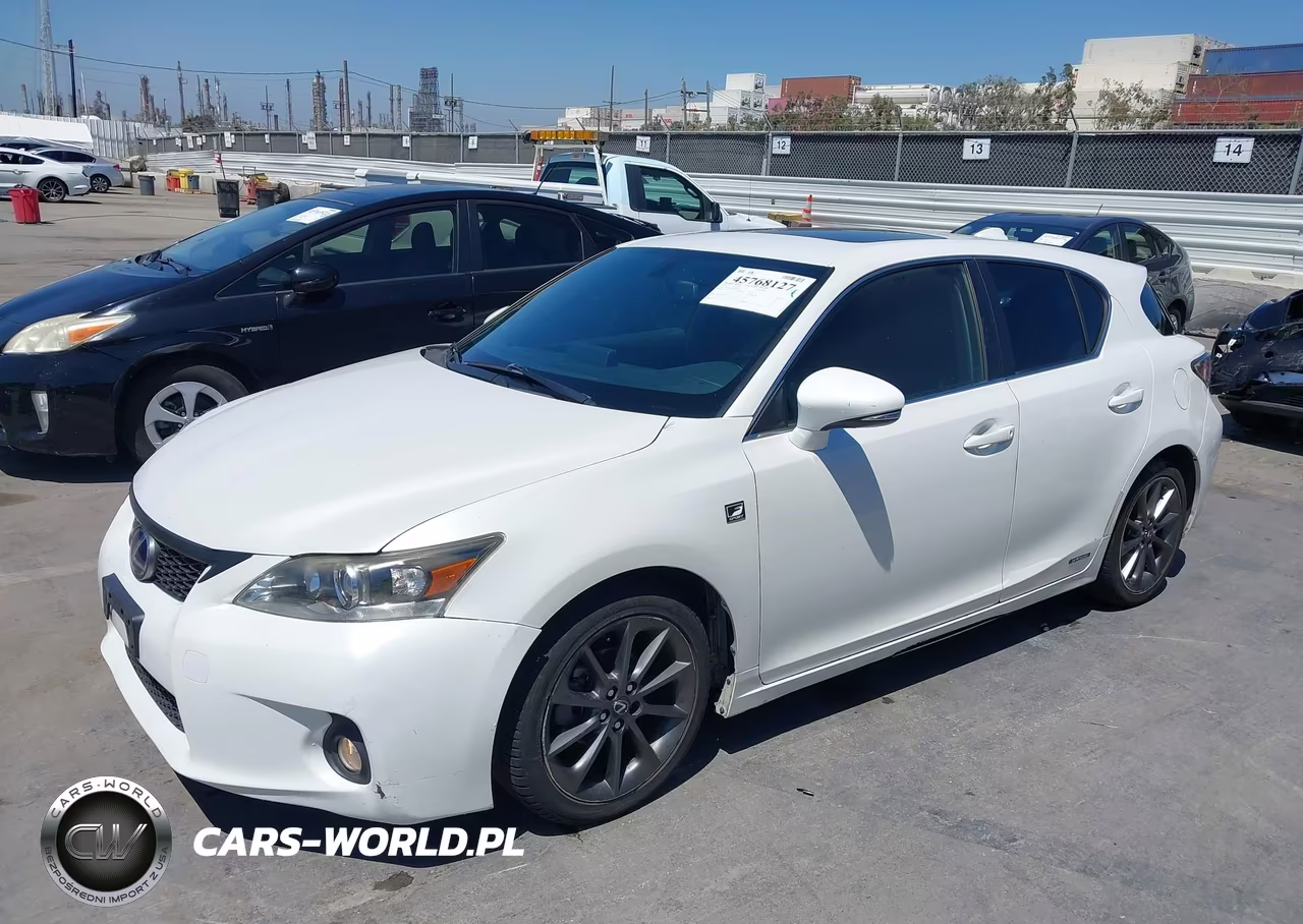 2012 Lexus Ct 200H Premium VIN:JTHKD5BH7C2075525 - 2