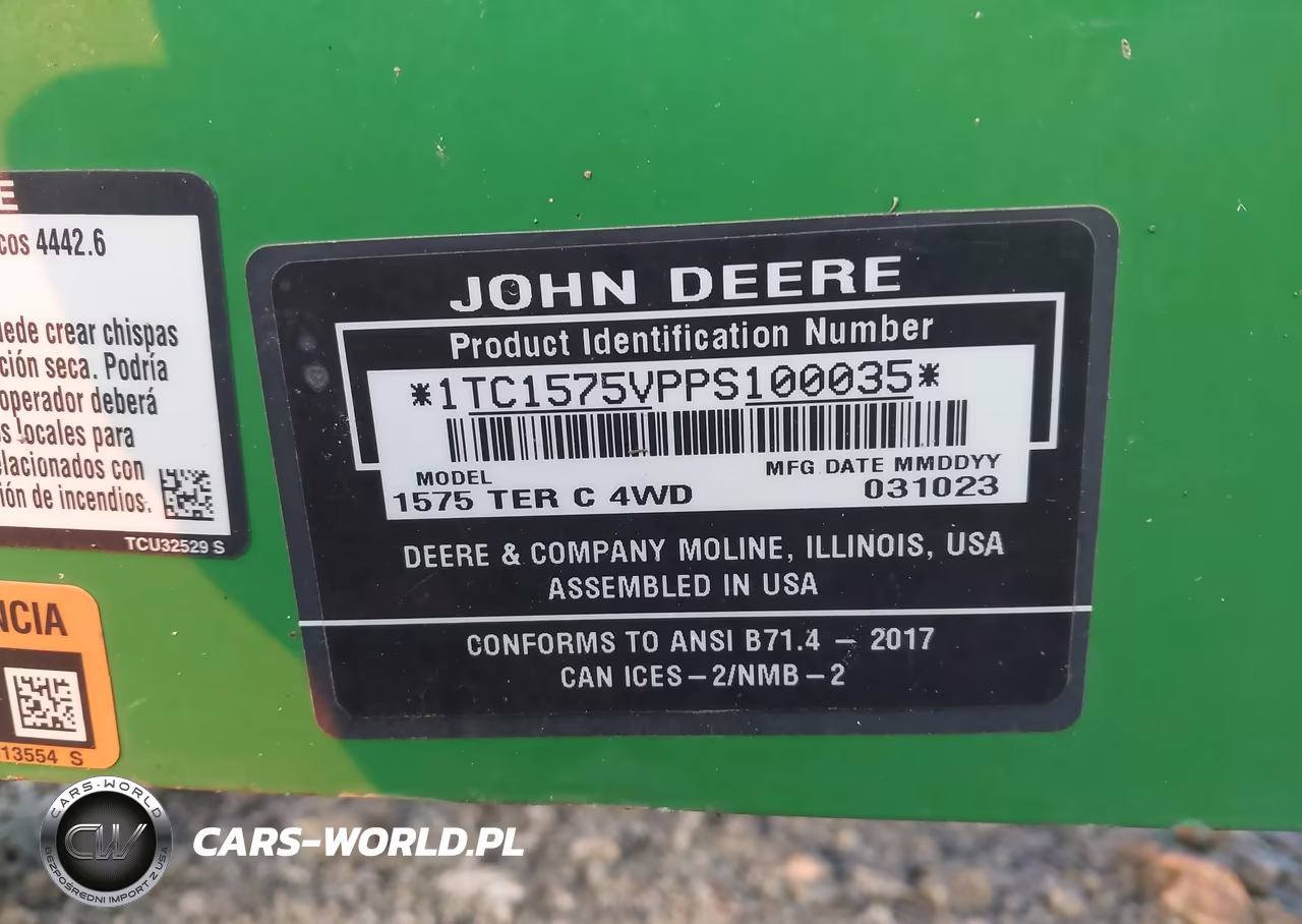 2023 John Deere Other VIN:1TC1575VPPS100035 - 9