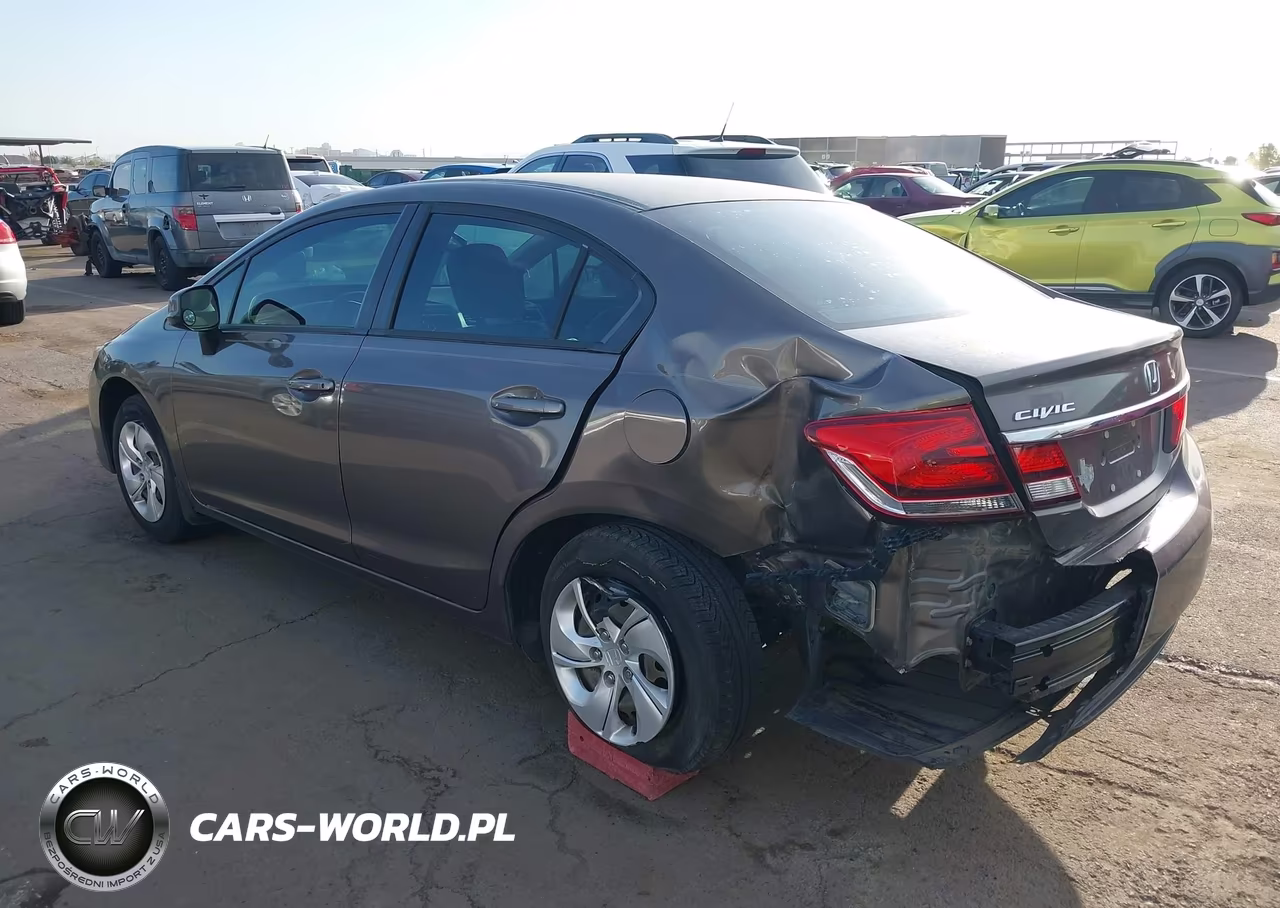 2013 Honda Civic Lx VIN:2HGFB2F53DH573321 - 3