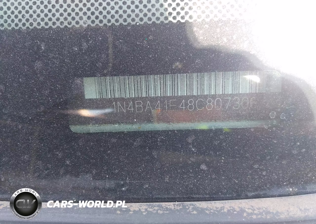 2008 Nissan Maxima 3.5 Se VIN:1N4BA41E48C807306 - 9