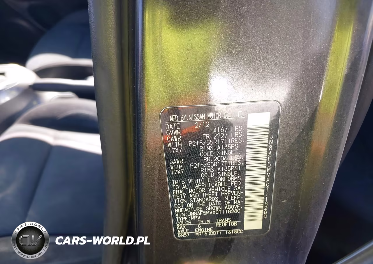 2012 Nissan Juke Sv VIN:JN8AF5MVXCT118280 - 9
