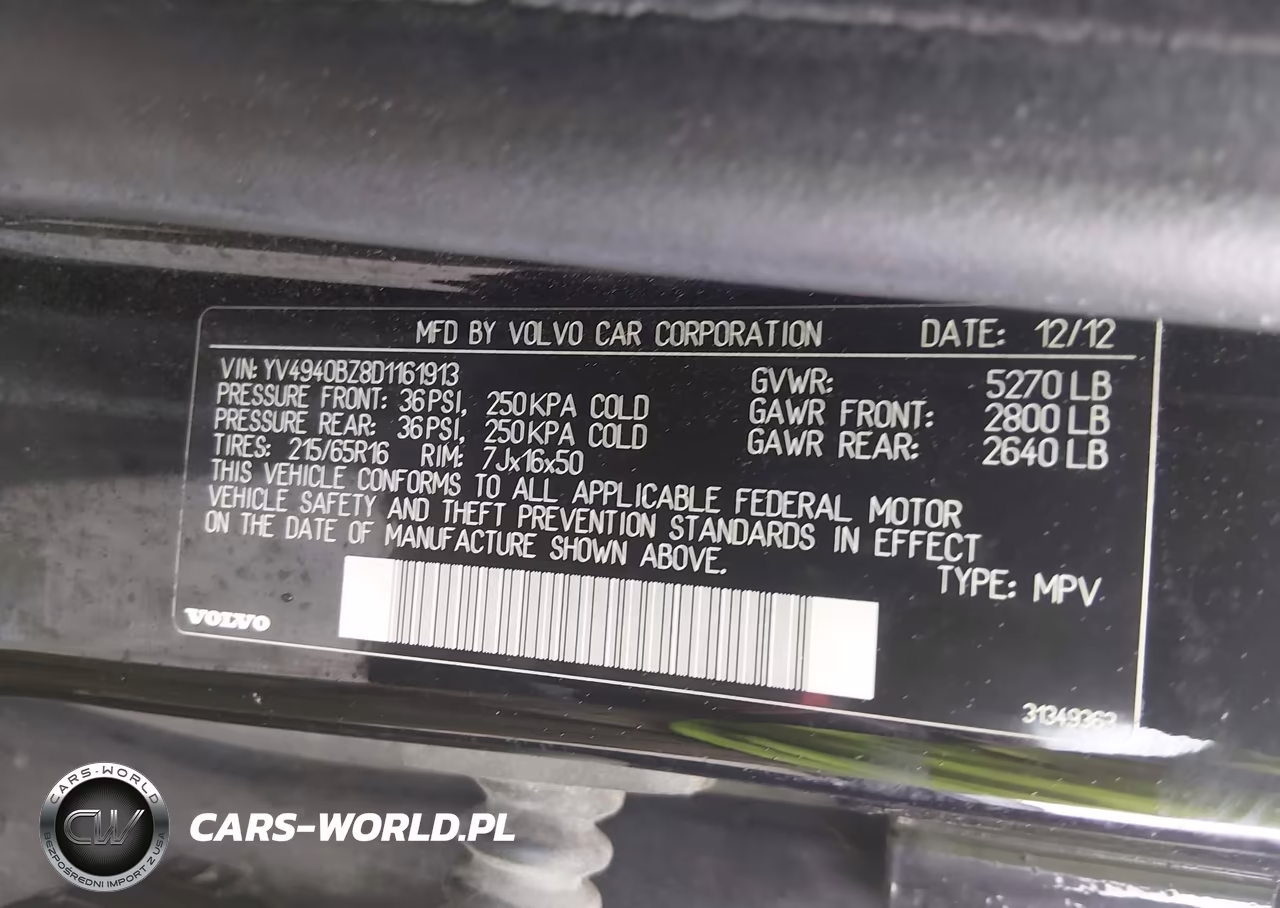 2013 Volvo Xc70 3.2L Premier VIN:YV4940BZ8D1161913 - 9