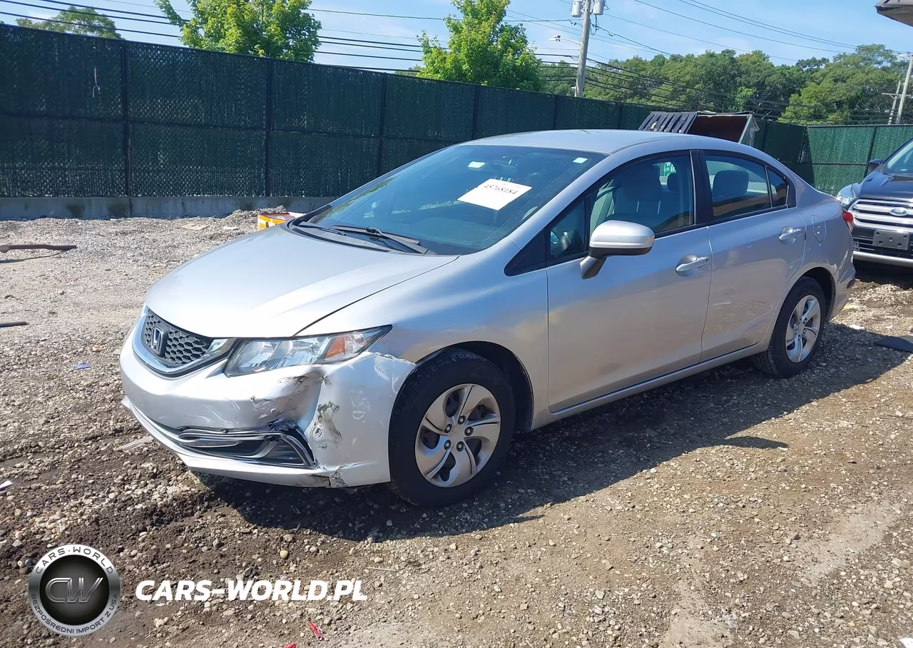 2015 Honda Civic Lx VIN:19XFB2F52FE099827 - 2
