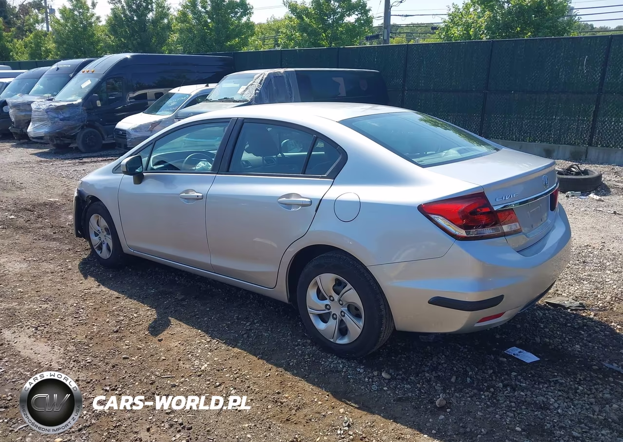 2015 Honda Civic Lx VIN:19XFB2F52FE099827 - 3