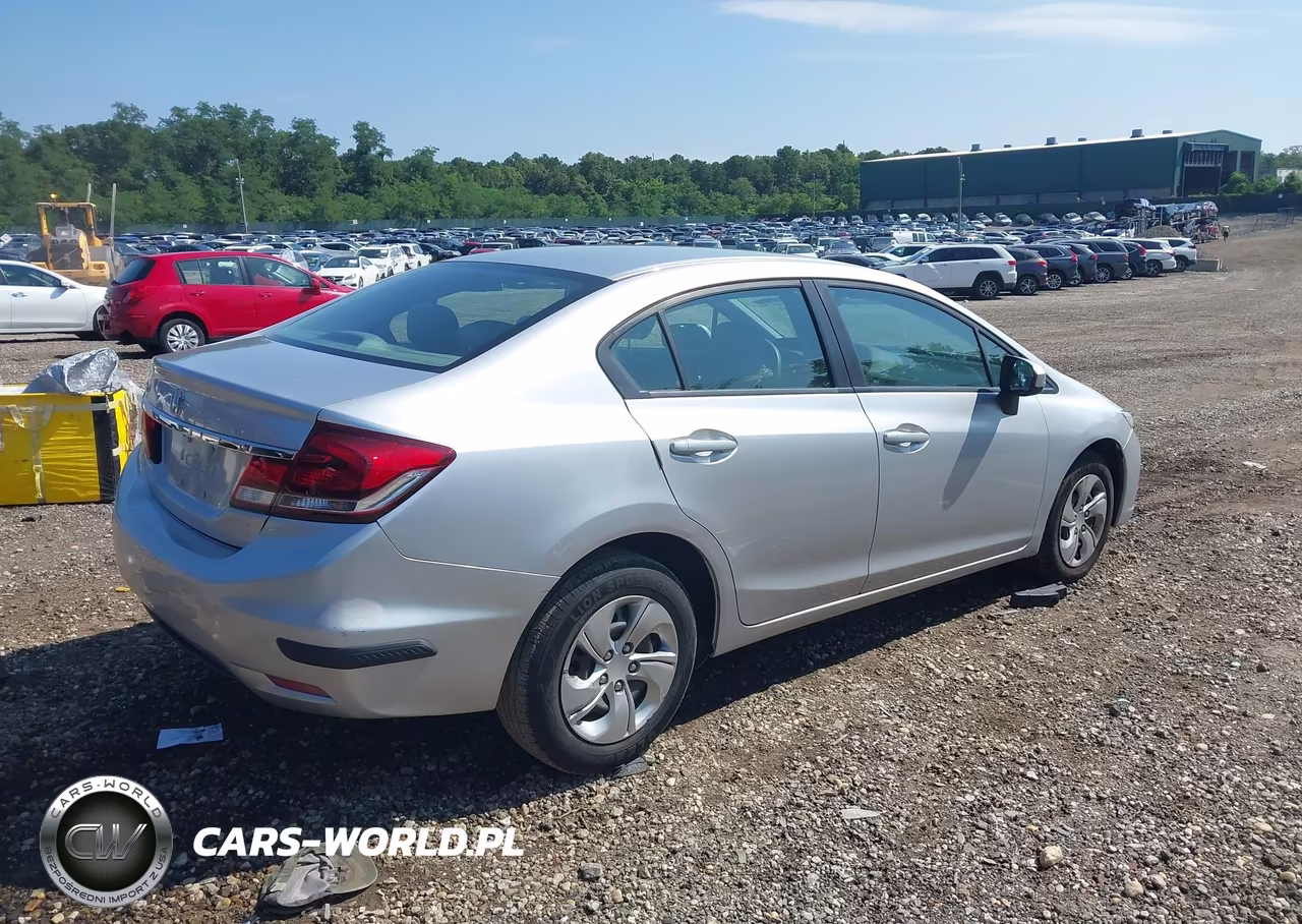 2015 Honda Civic Lx VIN:19XFB2F52FE099827 - 4