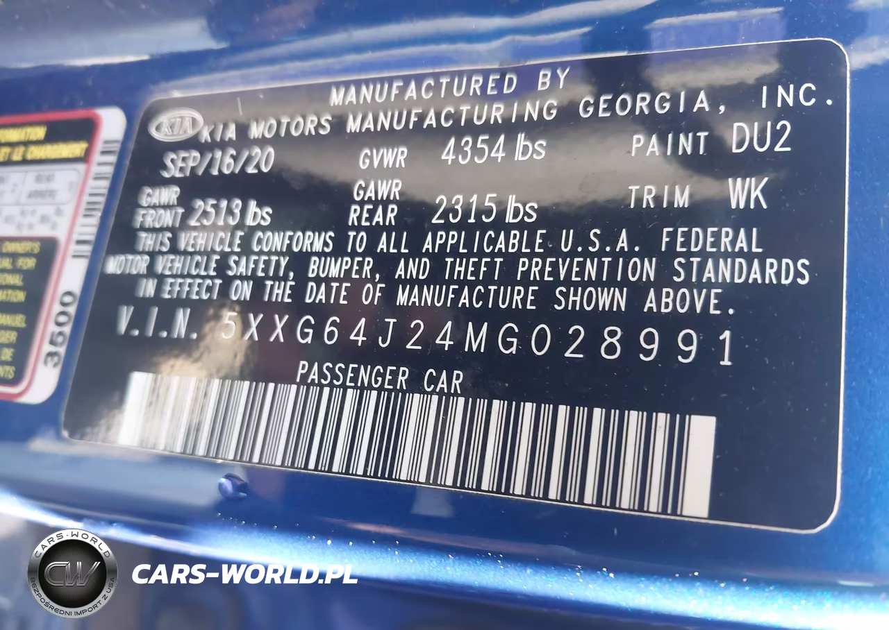 2021 Kia K5 Gt-Line VIN:5XXG64J24MG028991 - 9