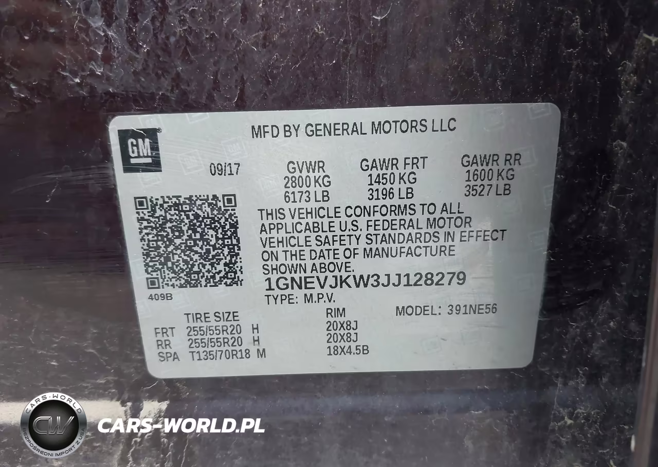 2018 Chevrolet Traverse Premier VIN:1GNEVJKW3JJ128279 - 9