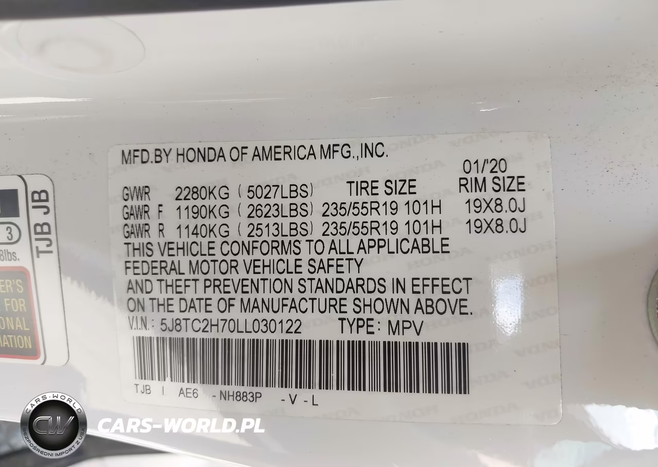 2020 Acura Rdx Advance Package VIN:5J8TC2H70LL030122 - 9
