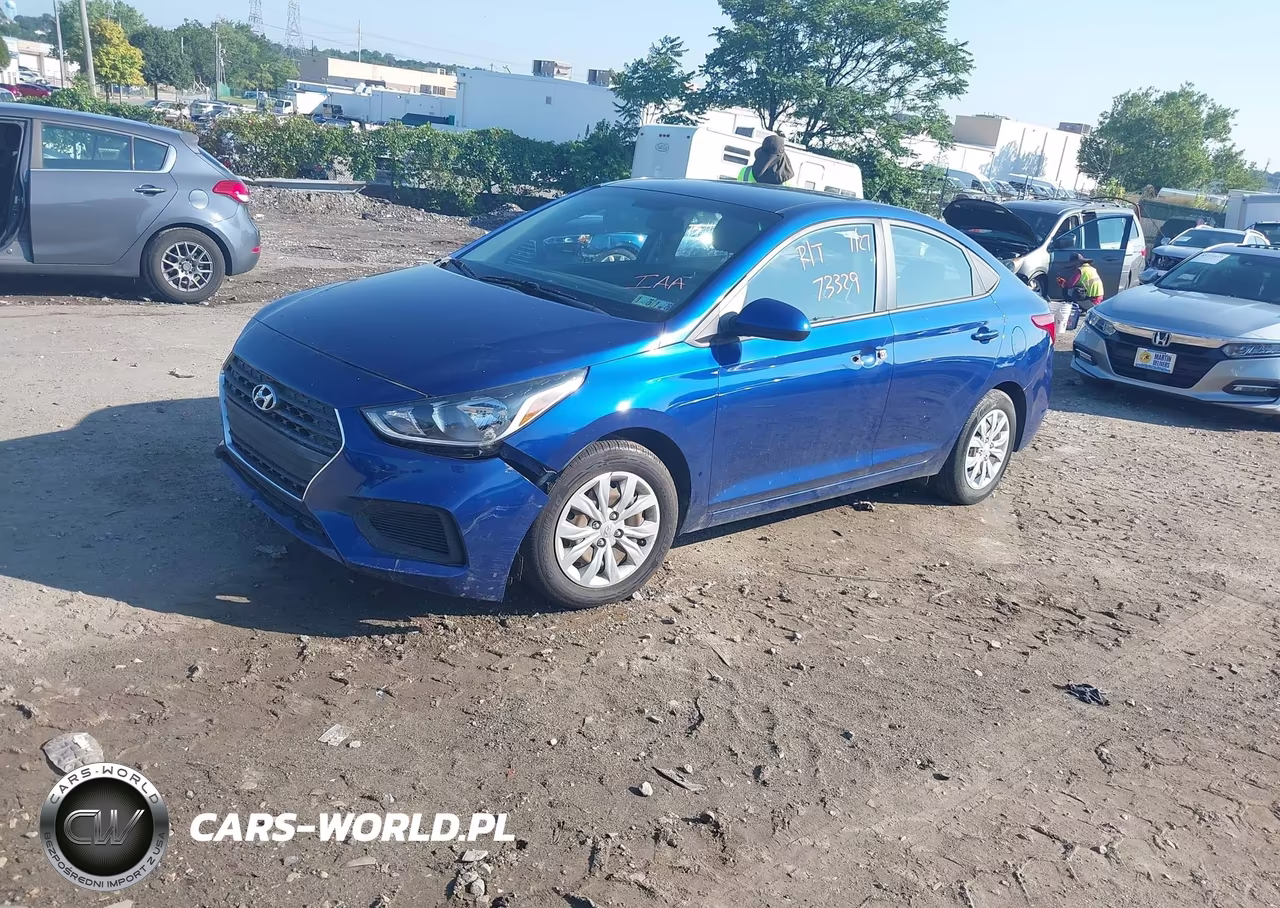 2018 Hyundai Accent Se VIN:3KPC24A3XJE031871 - 2