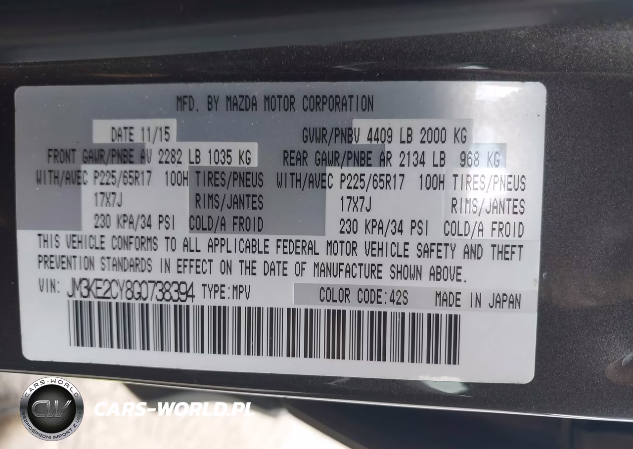 2016 Mazda Cx-5 Touring VIN:JM3KE2CY8G0738394 - 9