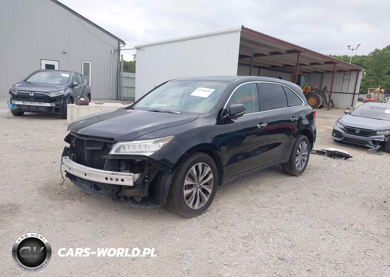 2015 Acura Mdx Technology Package VIN:5FRYD4H45FB017830 - 2