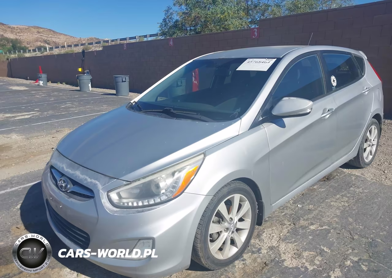 2014 Hyundai Accent Se VIN:KMHCU5AE2EU141981 - 2