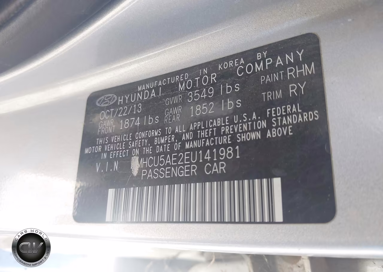 2014 Hyundai Accent Se VIN:KMHCU5AE2EU141981 - 9