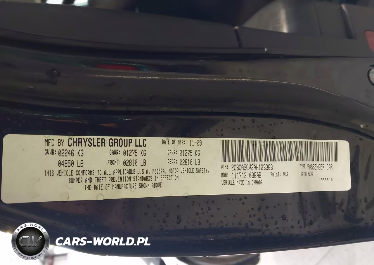 2010 Chrysler 300 Touring-Signature Series-Executive Series VIN:2C3CA5CV2AH123363 - 9