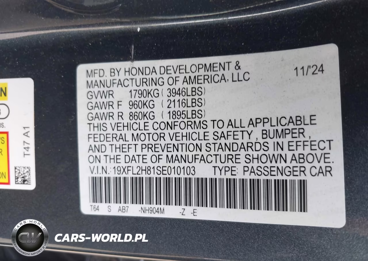 2025 Honda Civic Sedan Sport VIN:19XFL2H81SE010103 - 9