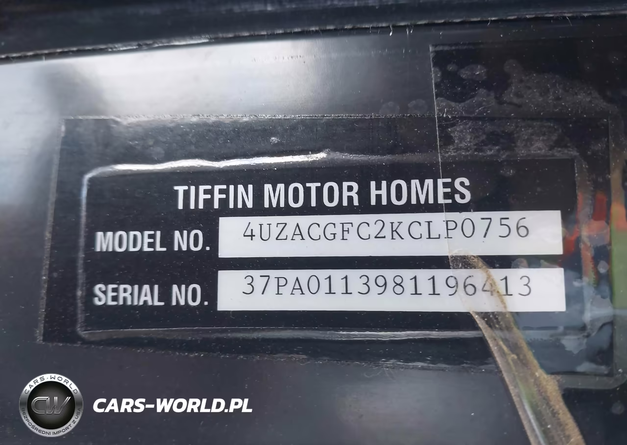 2019 Allegro Chassis VIN:4UZACGFC2KCLP0756 - 9
