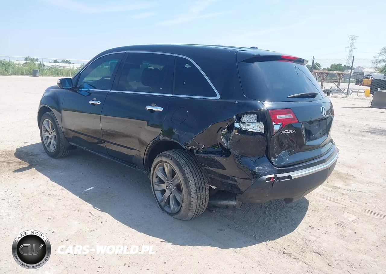 2010 Acura Mdx Advance Package VIN:2HNYD2H57AH517208 - 3