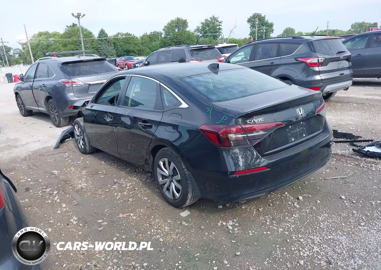 2025 Honda Civic Lx VIN:2HGFE2F26SH511194 - 3
