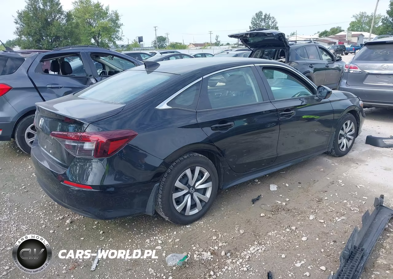 2025 Honda Civic Lx VIN:2HGFE2F26SH511194 - 4