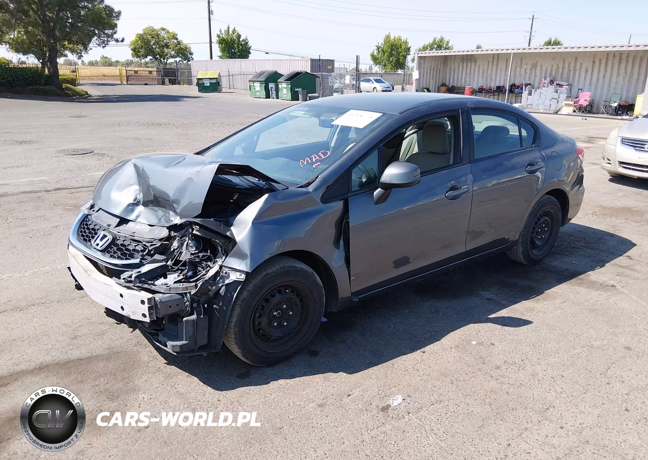 2013 Honda Civic Lx VIN:19XFB2F57DE256166 - 2