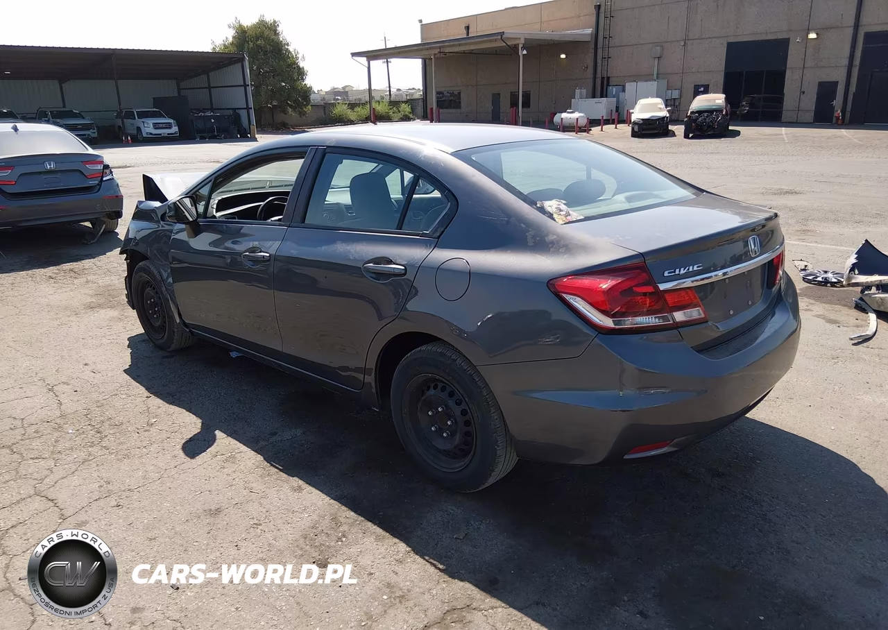 2013 Honda Civic Lx VIN:19XFB2F57DE256166 - 3