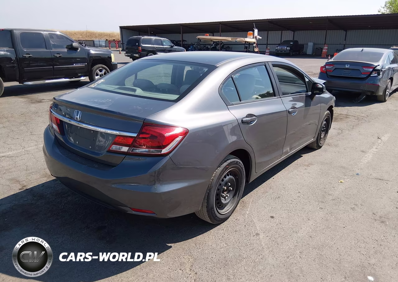 2013 Honda Civic Lx VIN:19XFB2F57DE256166 - 4