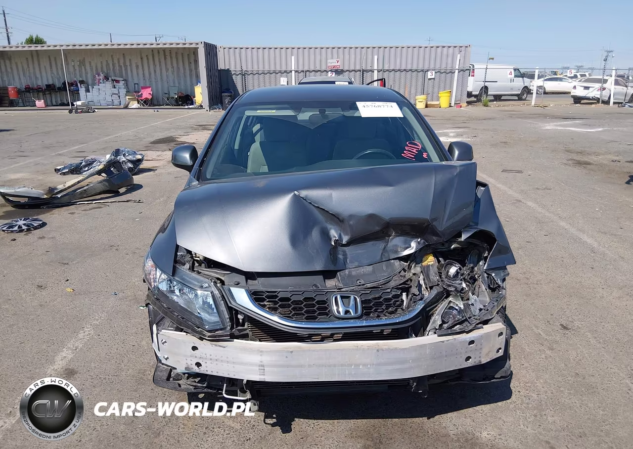 2013 Honda Civic Lx VIN:19XFB2F57DE256166 - 6