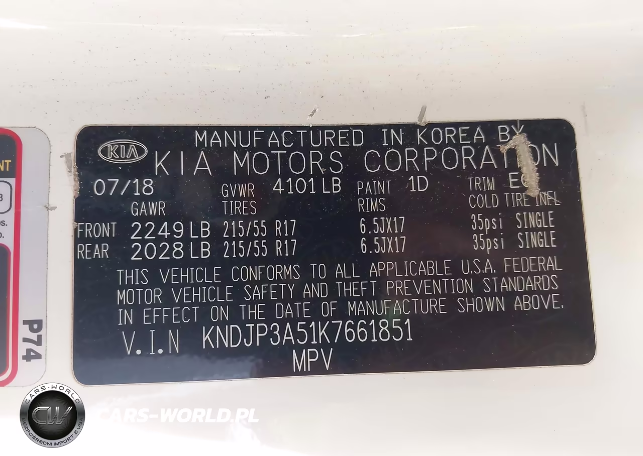 2019 Kia Soul + VIN:KNDJP3A51K7661851 - 9