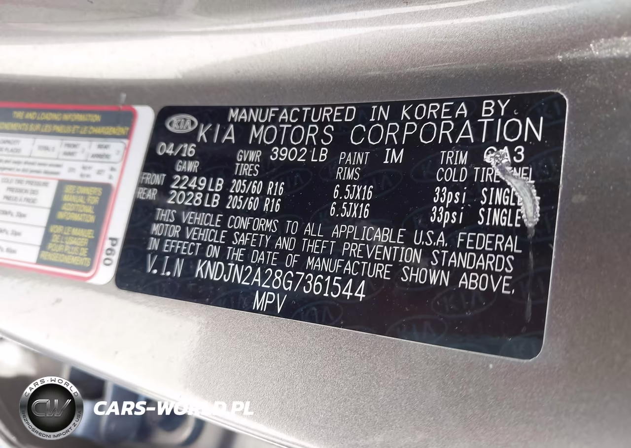 2016 Kia Soul VIN:KNDJN2A28G7361544 - 9