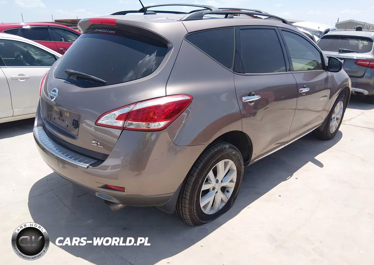 2012 Nissan Murano Sl VIN:JN8AZ1MU5CW100257 - 4